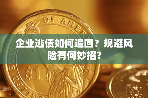 武汉企业逃债如何追回？规避风险有何妙招？