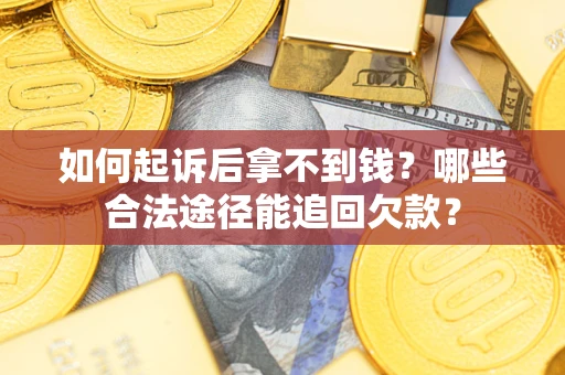 武汉如何起诉后拿不到钱？哪些合法途径能追回欠款？