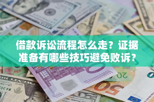 武汉借款诉讼流程怎么走？证据准备有哪些技巧避免败诉？