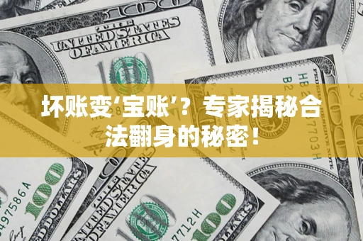 武汉坏账变‘宝账’？专家揭秘合法翻身的秘密！