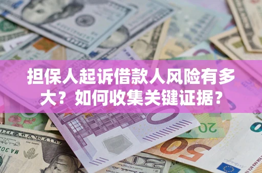 武汉担保人起诉借款人风险有多大？如何收集关键证据？