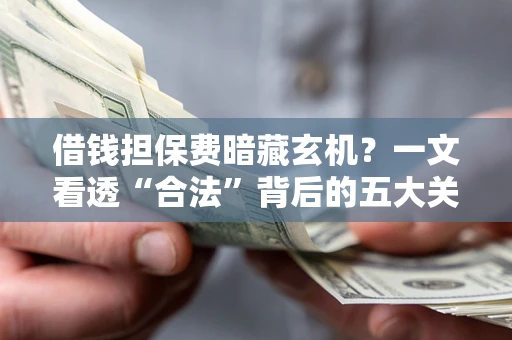 武汉借钱担保费暗藏玄机？一文看透“合法”背后的五大关键陷阱