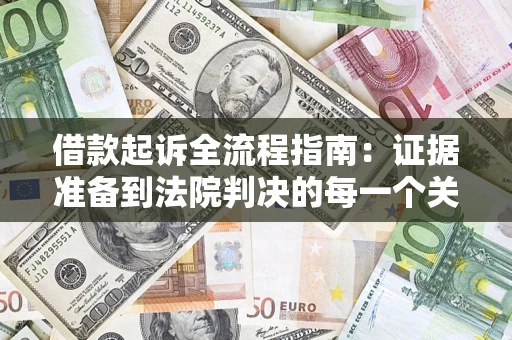 武汉借款起诉全流程指南：证据准备到法院判决的每一个关键步骤