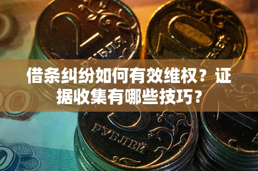 武汉借条纠纷如何有效维权？证据收集有哪些技巧？