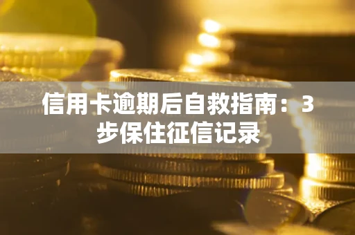 武汉信用卡逾期后自救指南：3步保住征信记录