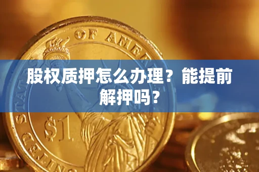 武汉股权质押怎么办理？能提前解押吗？